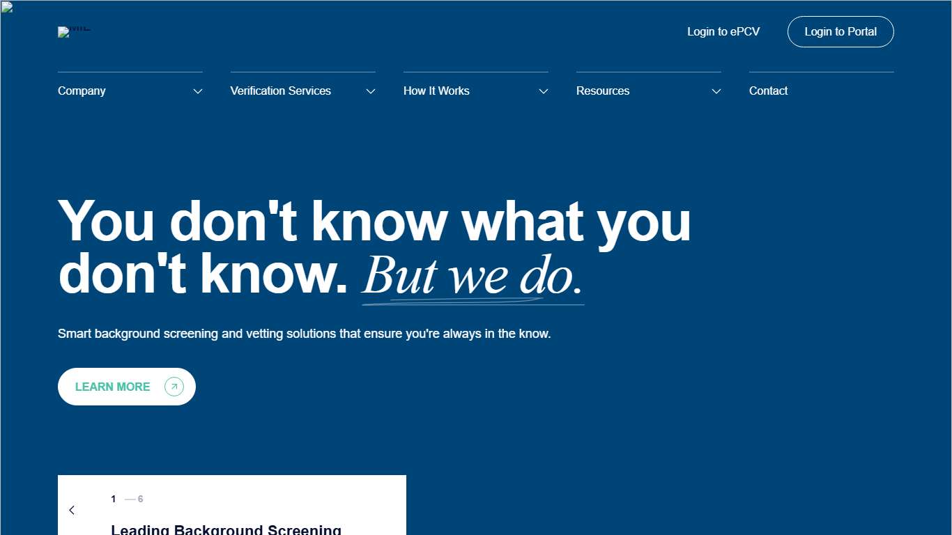 MIE Background screening and vetting solutions